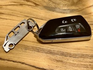 Keychain - VW ID. BUZZ Silhouette Design Keychain - VW ID. BUZZ Silhouette Design